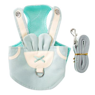 Pet Vest Harness Leash Adjustable Button Design Dog Harness and Leash Set with Breathable Mesh for Dog Cat Outdoor