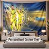 Gepersonaliseerd Naambord Tapijt Cristiano Ronaldo Gepersonaliseerd Polyester Wandkleed Voor Slaapkamer En Kamer