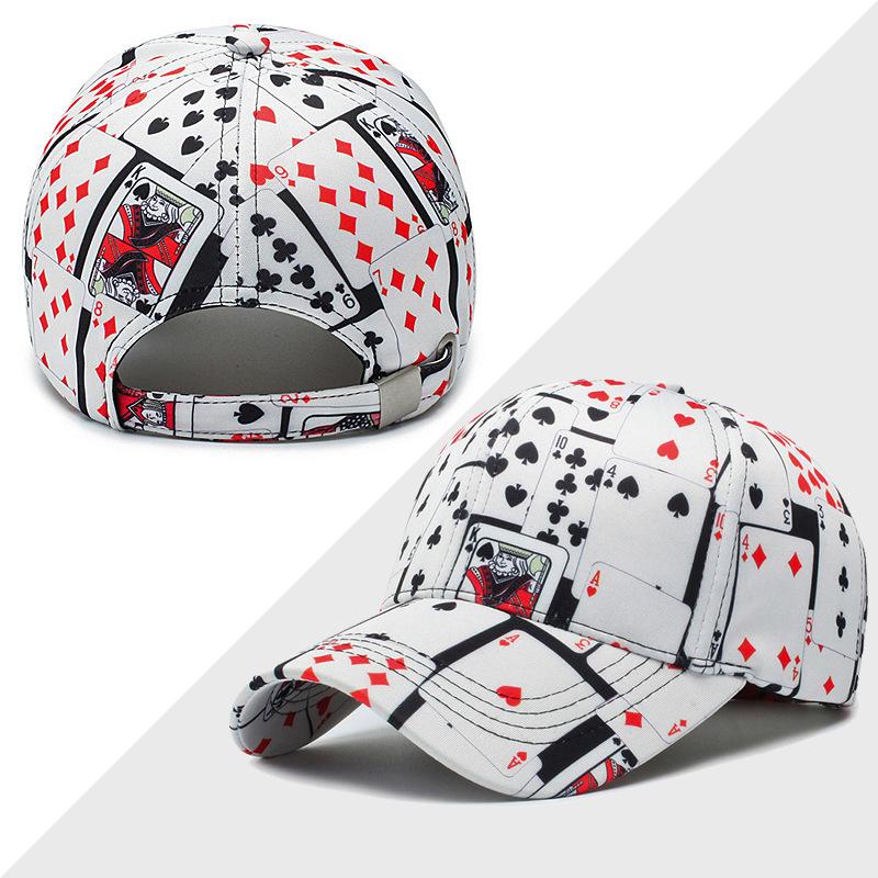 Tide Hat Poker Hat Outdoor Hip-hop Hat 