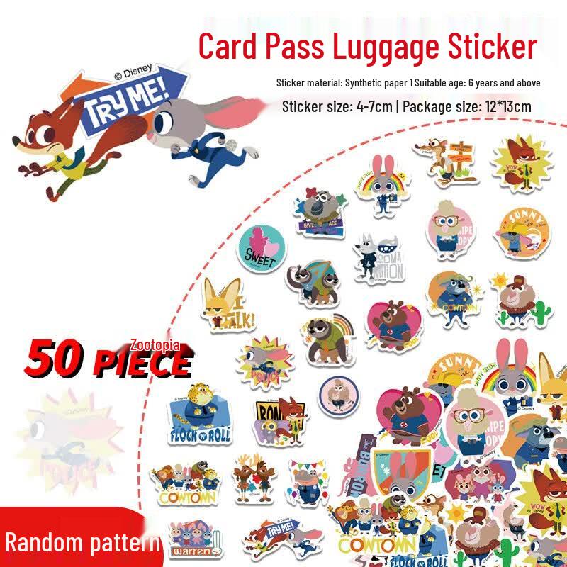Disney Zootopia Kids Sticker & Magnet Collection