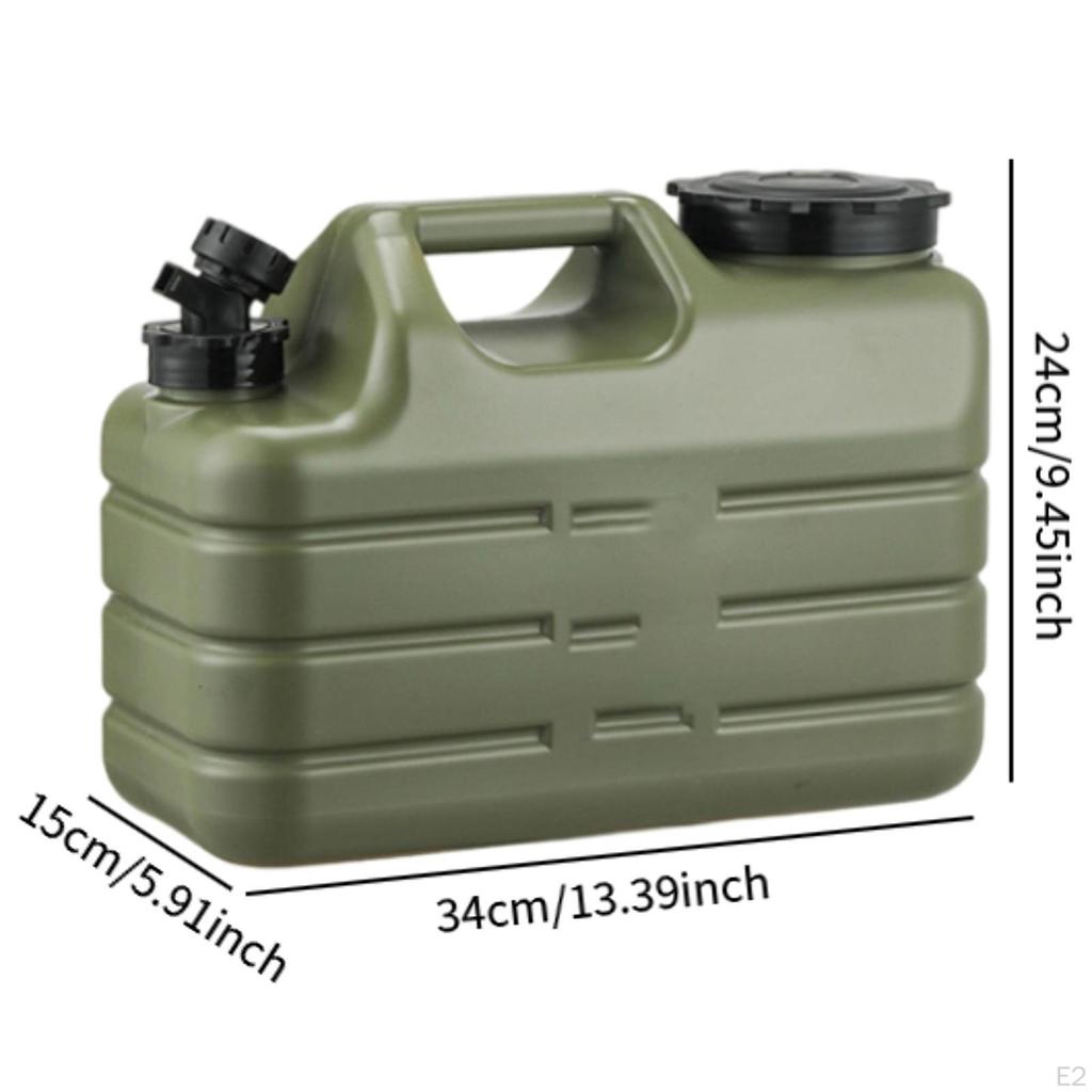 Water Storage Container with Spigot 11L Tank for Hiking Outdoor Picnic