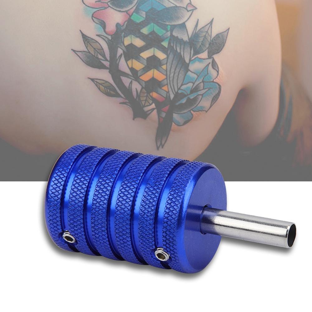 35mm Aluminiumlegierung Tattoo Gerändelter Griff Tube Tattoo Maschine Griffgriffe