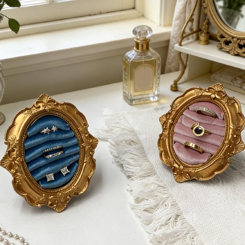 Elegant Resin Jewelry Display Stand For Necklaces Earrings And Bracelets