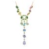 Gema Y-shaped Design Crystal Necklace Women's Color 5737451