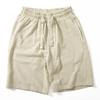 Japanese-Style Men's Summer Shorts, Heavy-Duty Washed Vintage Cotton Terry Sweatpants, Fashionable Loose Straight Five-Point Pants