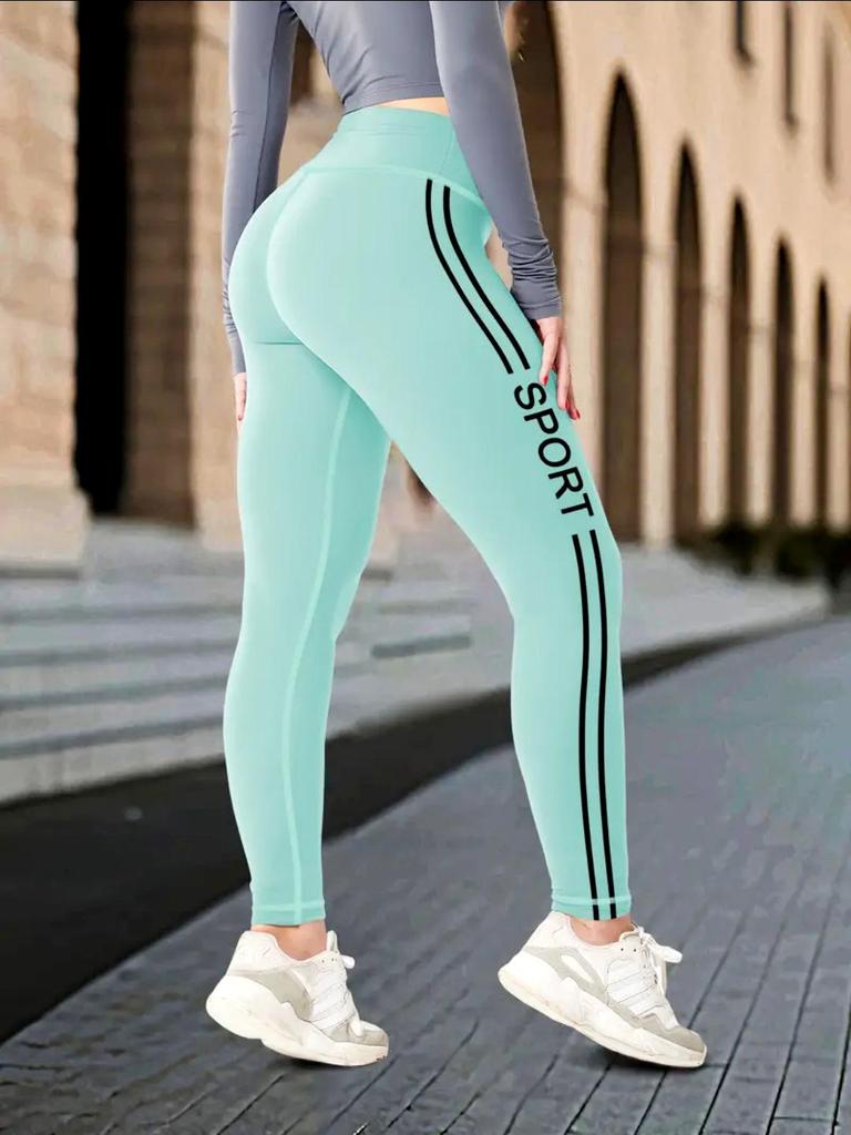 Women’s High-Waist Solid Color Yoga and Fitness Pants