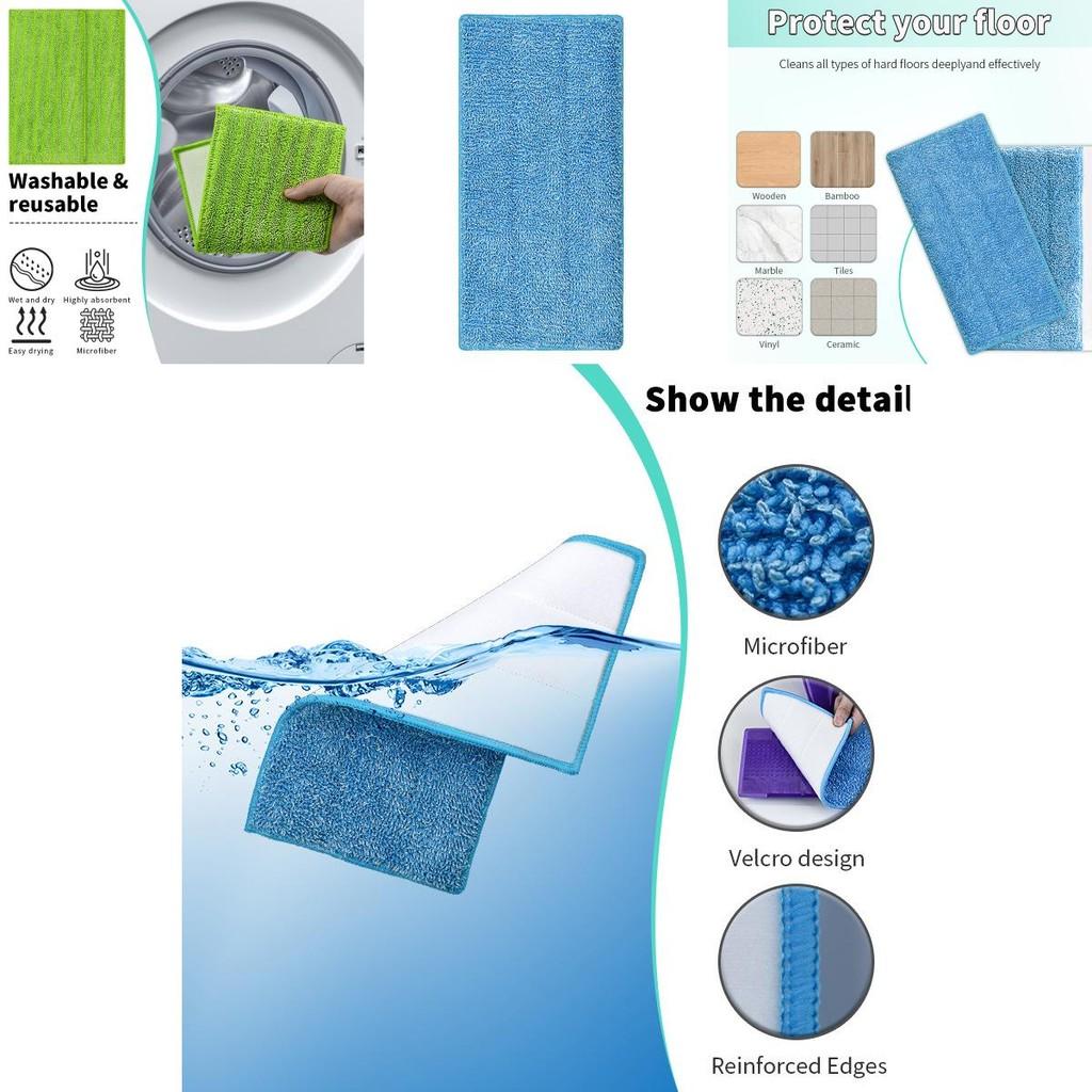 Super Absorbent Microfiber Mop Heads For Swiffer Wetjet Perfect For Efficient Cleaning