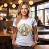Golden Medallion T-Shirt Jewelry Tee with Treasure Mother Day Gift for Mama Mom Granny Grandma Grandmother Gran Nana Sister Aunt Women