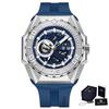 PAGANI DESIGN New Skeleton Men's Mechanical Watch MIYOTA 8217 Movement Luxury Automatic Watch Men's 100M Waterproof Reloj Hombre
