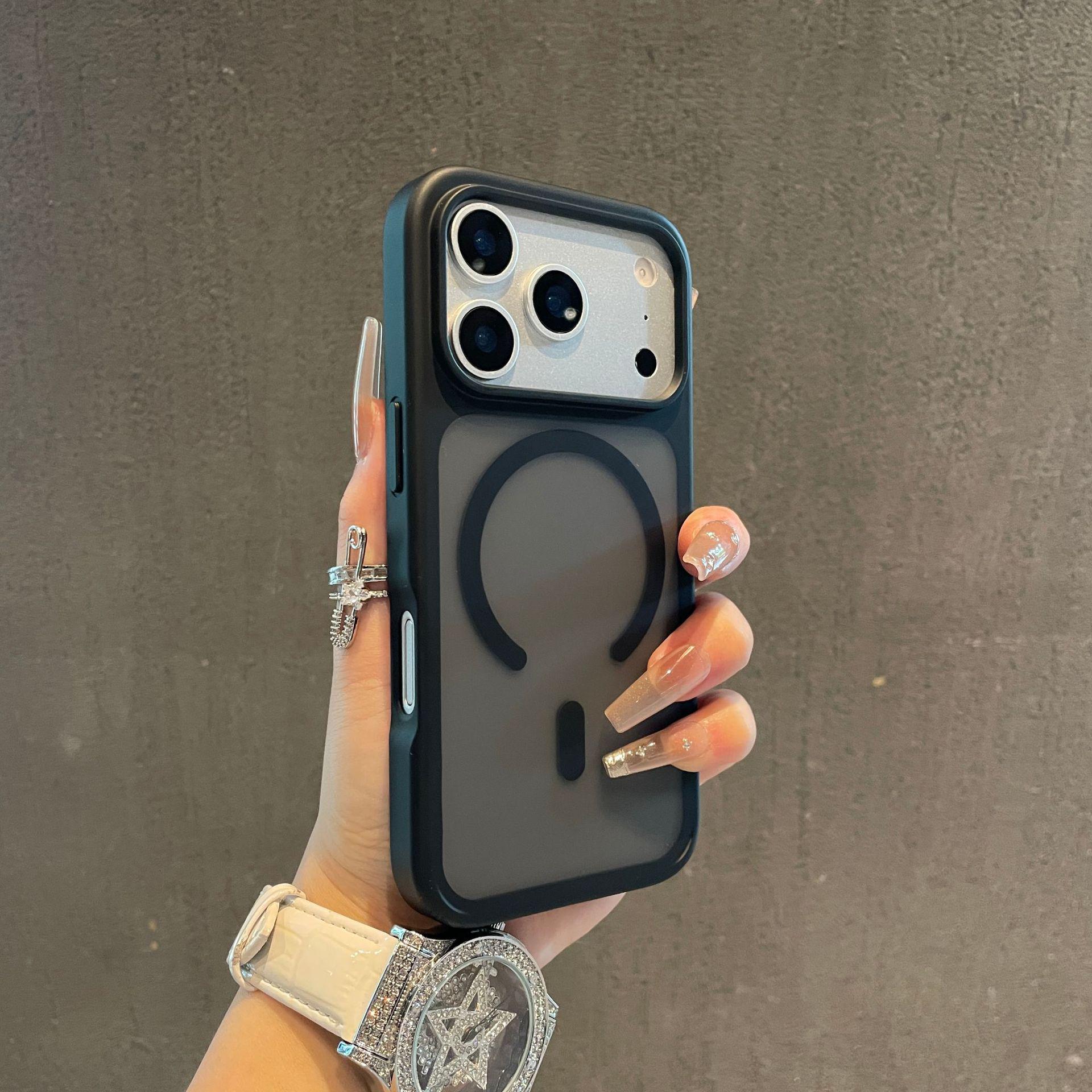 iPhone 17 Pro Max Extreme Matte Magnetic Skin-Feel Drop-Proof Protective Case 15