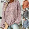 Kadın Moda Günlük Uzun Kollu O Yaka Bluzlar & Gömlekler