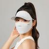 Sunscreen Ice Silk Face Mask Breathable Summer Face Cover Adjustable Face Sunscreen Mask  Riding