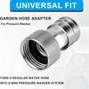 Garden House Adapter For Pressure Washer 3/4" Garden Hose (GHT) To A High-pressure 1/4" Quick Connect Fitting Leak-Proof