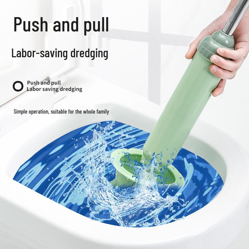 Powerful Bellows Toilet Plunger: Unblocker & Suction Tool for Clogged Drains