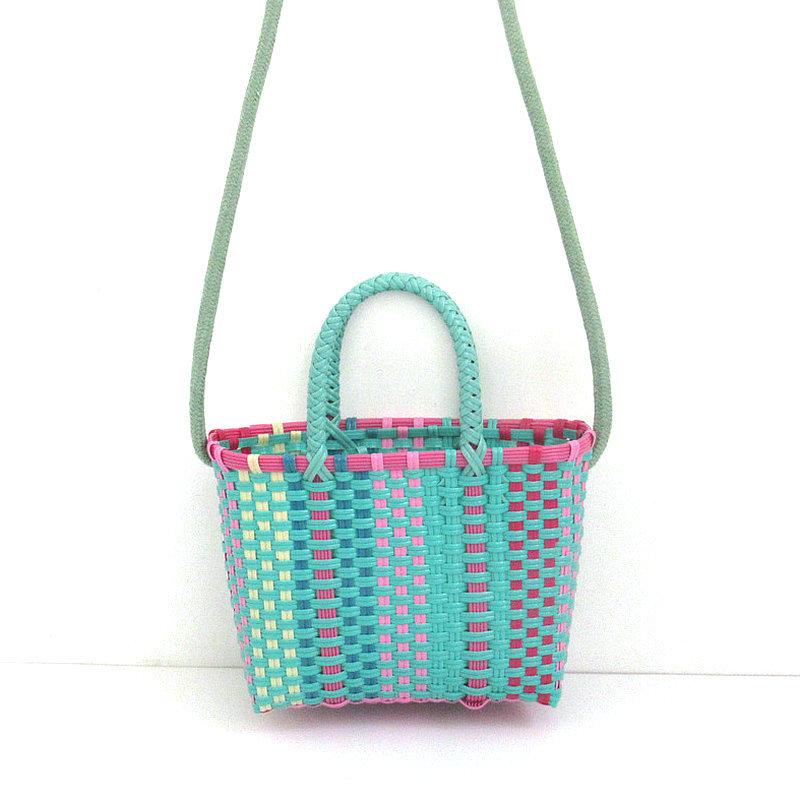 Korean Style Weaving Beach Bag Summer Women s Basket Bag Hand-woven Shoulder Bag  Ladies/Girls Without Rope-Color 1