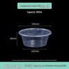 Disposable Round Plastic Food Containers with Lids