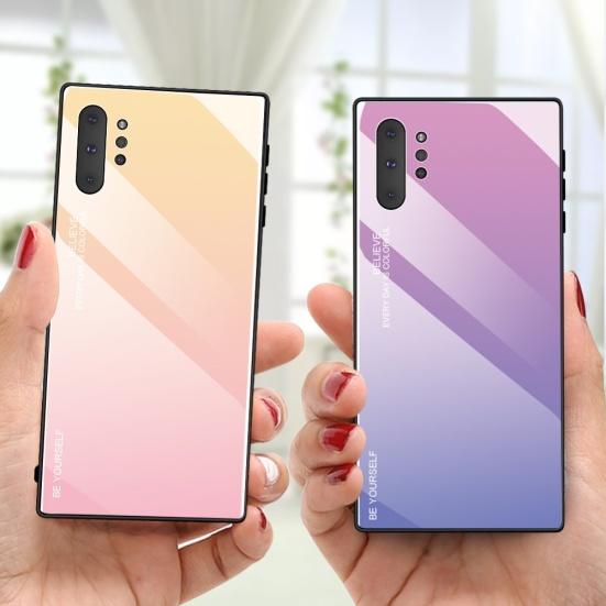 

Чехол из закаленного стекла с градиентом для телефона Samsung Защитный чехол для Plus S20 S10 A50