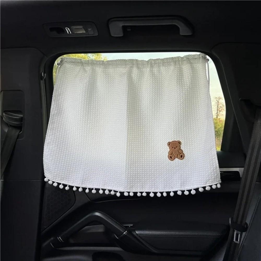 Strong Adsorption Car Sunshade Curtain Universal Suction Cup Curtain New Window Curtain Travel