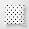 Black and White Geometric Portrait Pillowcase Home Sofa Office Cushion  Cover  Decor Car Decoration