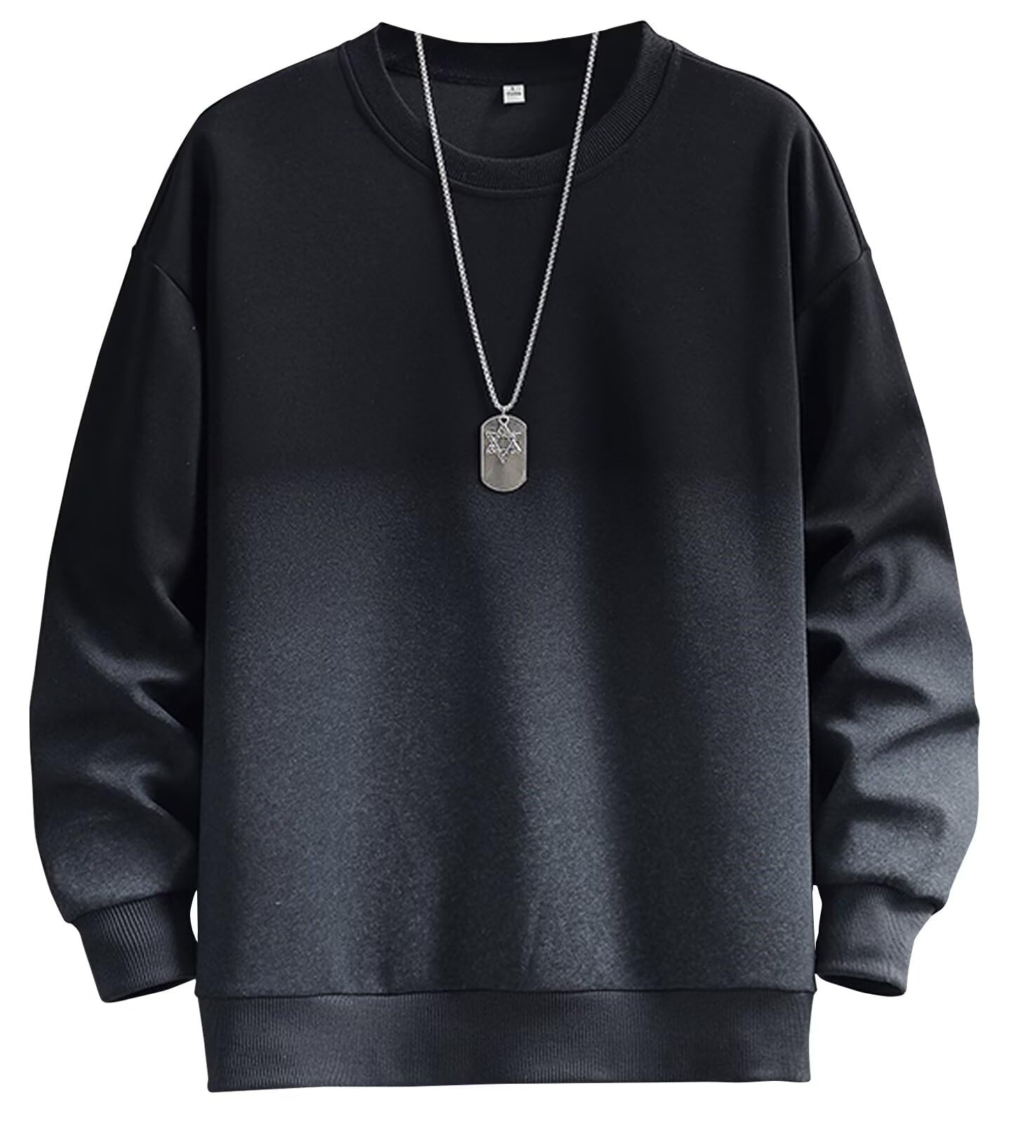 

Bligo Long Sleeve Gradient Pullover Long Sleeve High School Oversized Men s Hoodie, Sweatshirt, Casual, Oversized, T-Shirt, Simple, Fashionable,