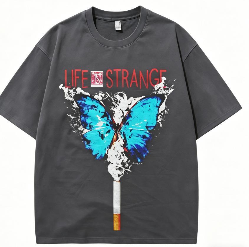 Life is Strange Anime Lover Washed T-shirt Year round clothing high quality personality Clothes Plus Size Unisex New Model Couples tee