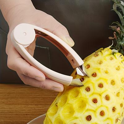 Handhållen Ananasögonborttagare för Potatisöga Rostfritt Stål Ananasskalare Klämma Frukt Skalningspincett Köksredskap