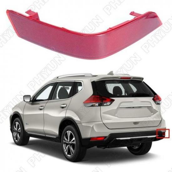 Right Rear Bumper Reflector Light For Nissan X-trail Rogue 2017- 265606FV0A