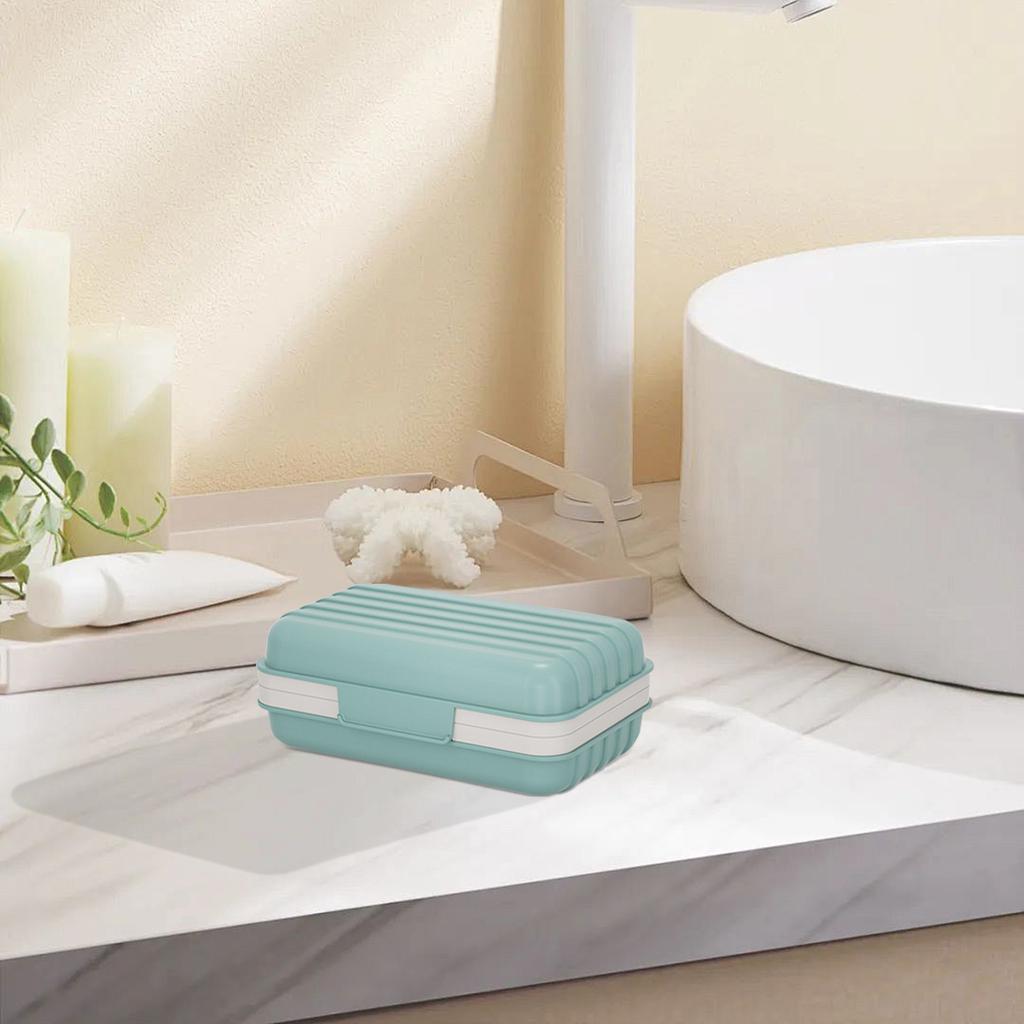 Soap Dish 1 Pack, Shower Bar Soap Holder, Travel Soap Dish With Lid, Camping, Bathroom Accessories