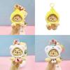 Delightful Jinnew Creamy Bear Animal Costume Plush Keychain Colorful Gift Idea