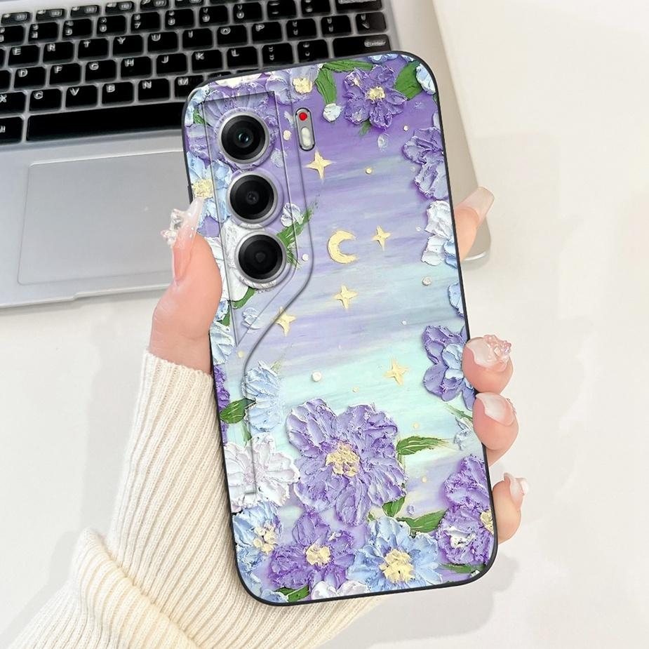 For Tecno Camon 40 CM5 Case Camon40 Pro 4G CM6 Cute Cat Astronaut Cartoon Cover Soft Silicone Case For Tecno Camon 40 Pro Fundas