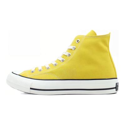 Chuck 70 Comfortable Durable Lightweight High-Top Canvas Shoes Unisex Sneakers Yellow 1CL573