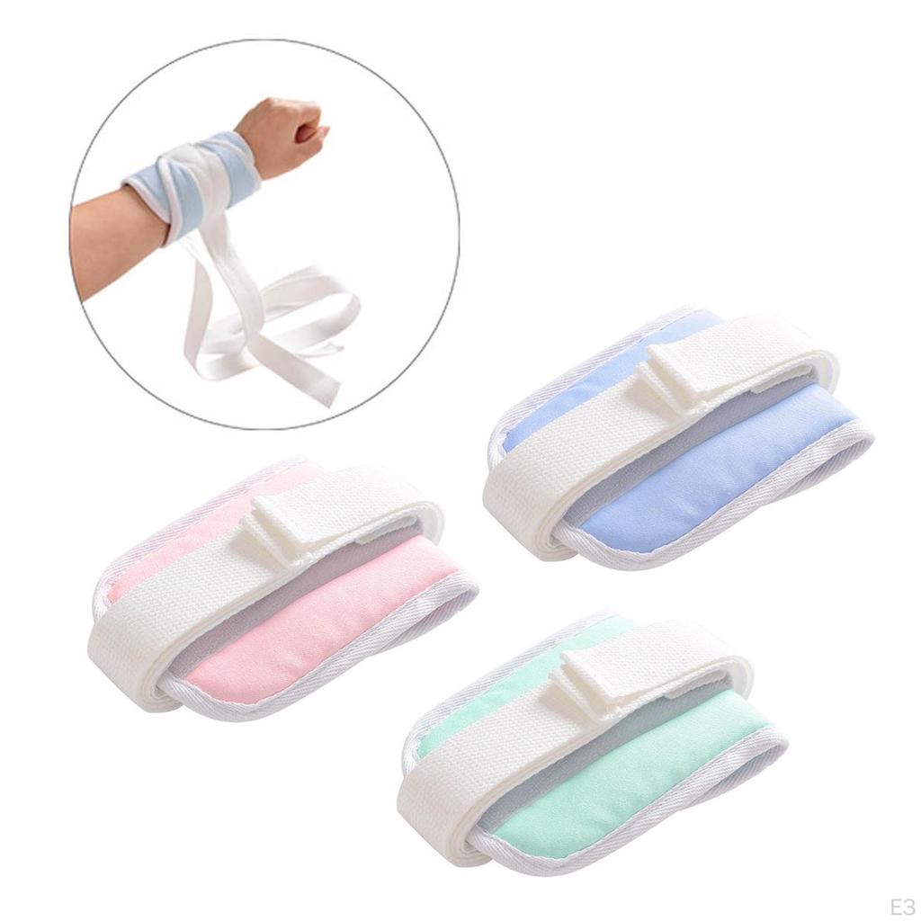Control Limb Holder Sponge Constraints Soft Portable Hand Restraint Strap for Elderly Care Self Harm