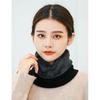 Winter Cold Weather Gear Neck Warmer Muffler Black Knit Scarf