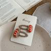 Wool Felt Cartoon Bread Slices Biscuits BB Clip Cute Bangs Side Clip Hairpin Funny Hair Clip Children's Hair Accessories