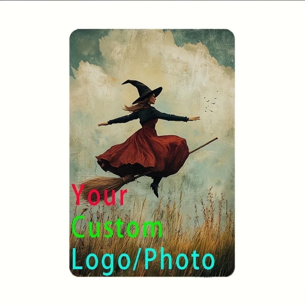 Custom Waterproof Metal Sign Personalized Photo Text Logo Indoor Outdoor Home Bar Decor