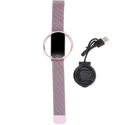 Braccialetto Sportivo Intelligente Impermeabile Smartwatch Fitness Bluetooth Monitoraggio Salute Smart BandRosa