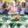 Tablecloth 1PCS PEVA Hawaiian Party Decoration Tableware Disposable Birthday Decoration Tabletop Decoration