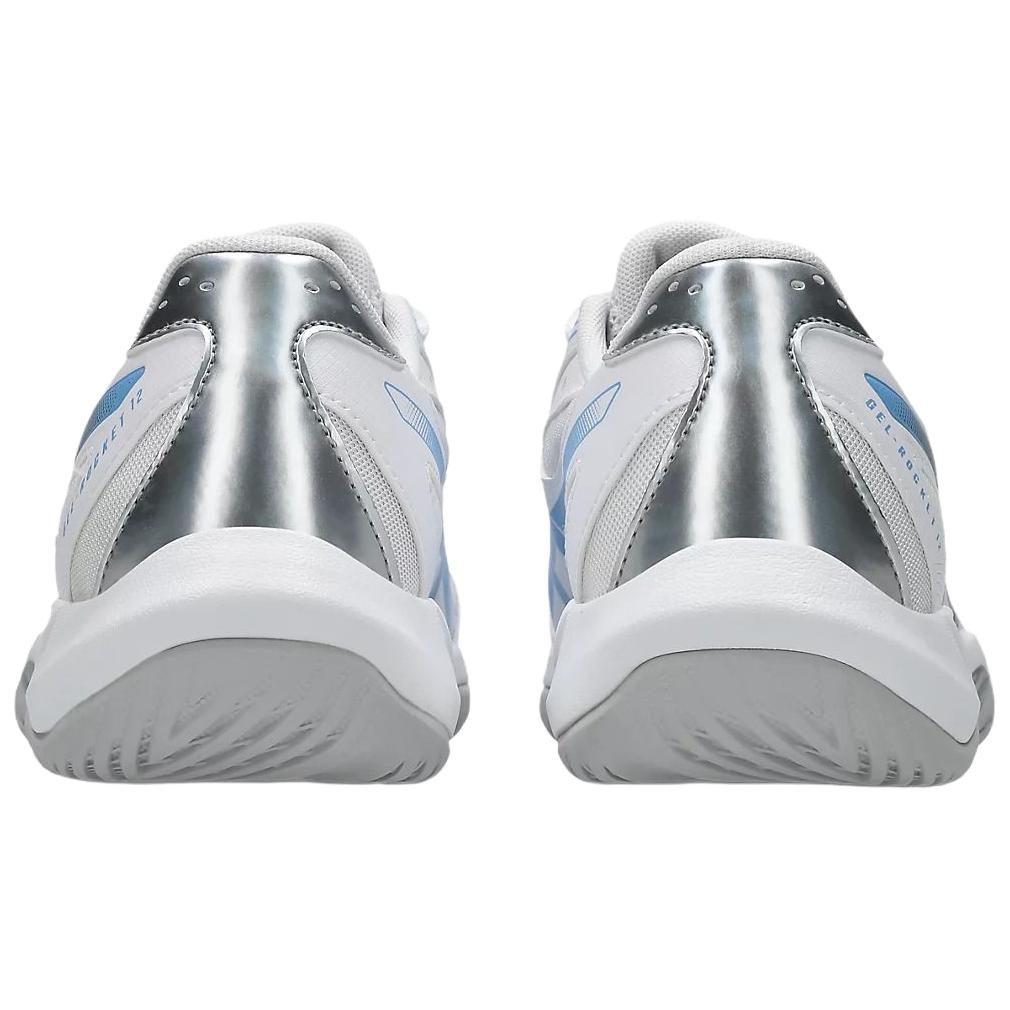 Asics GEL ROCKET 12 Support Breathable Support Breathable Volleyball Shoes Women's White Gray 1072A119-105