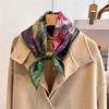 Women S Fashion Small Square Scarf For Spring Autumn Neck Protection
