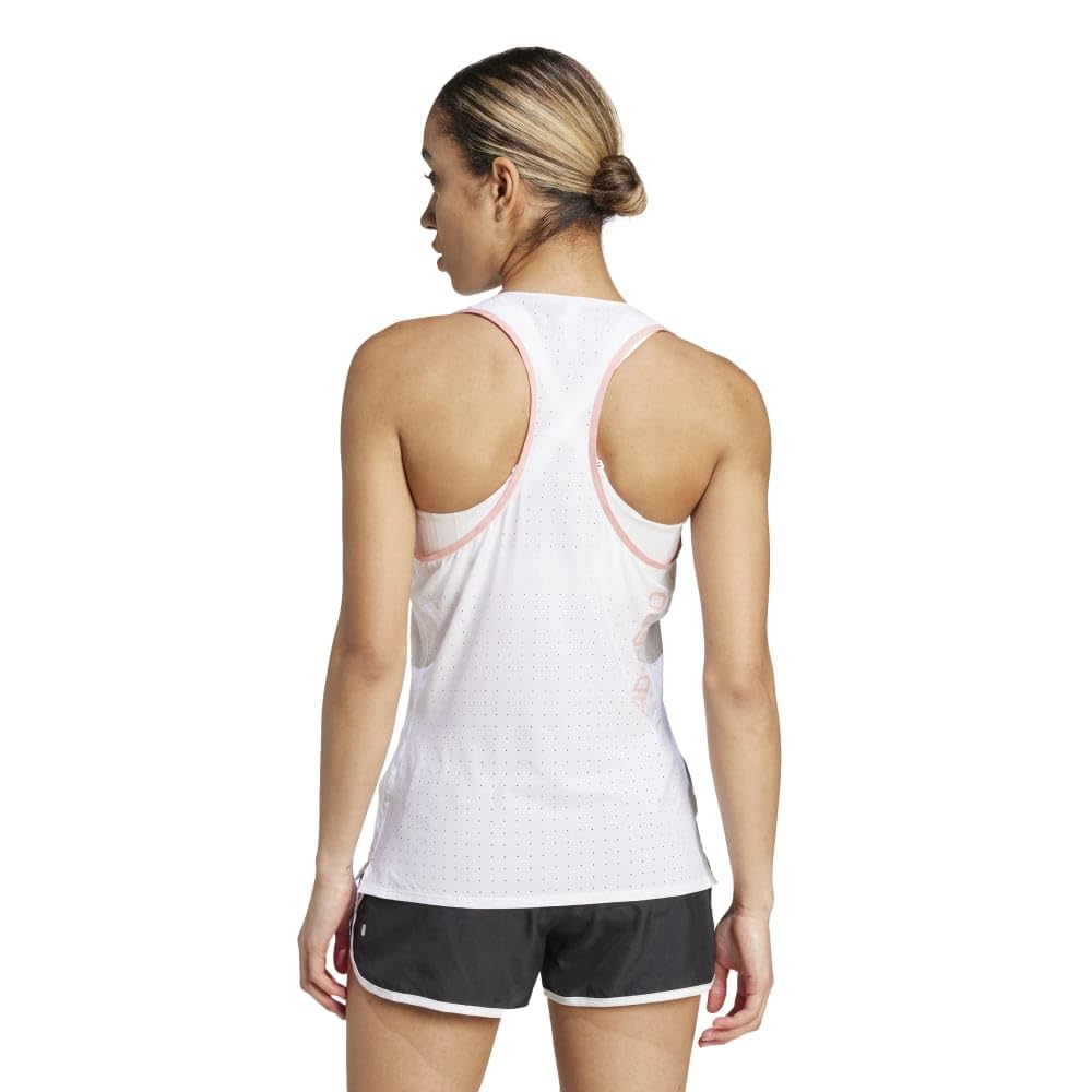 Adidas Adizero Running Tank Top HBM10 Men's White (IY5080) J/L