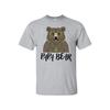 Fashion Design Papa Bear  Fathers Day Gift TShirt Summer Cotton Short Sleeve ONeck Unisexs T Shirt New S3XL