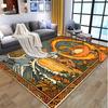 Charizard VS Blastoise Pattern Rug, Indoor/Outdoor Mat, for Picnic, Gameroom, Bedroom, Office, Living Room, Home Decor Carpet, Birthday Gift