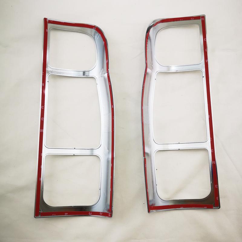 New ABS Chrome Car Accessories Plated Tail Lamp Cover Trim Paste Style For Ford Transit 2007 2008 2010 2011 2012 2014