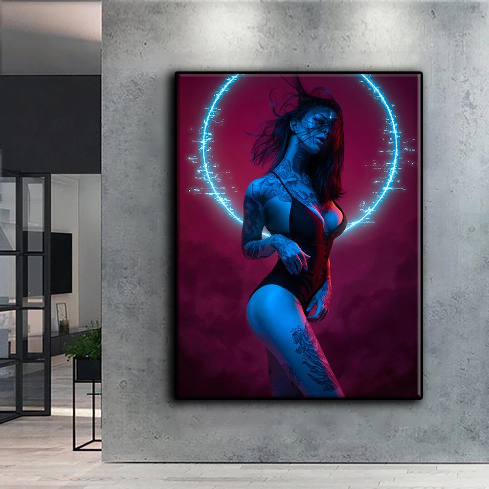 5D Diamond Painting Full Diamond Cyberpunk Sexy Art Diamond Painting Handmade Diy Diamond Mosaic Painting Home Decoration