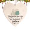 Ceramic Heart Shape Christmas Ornament Gift Tree Pendant Decorations Holiday Xmas Navidad Home Party Supplies