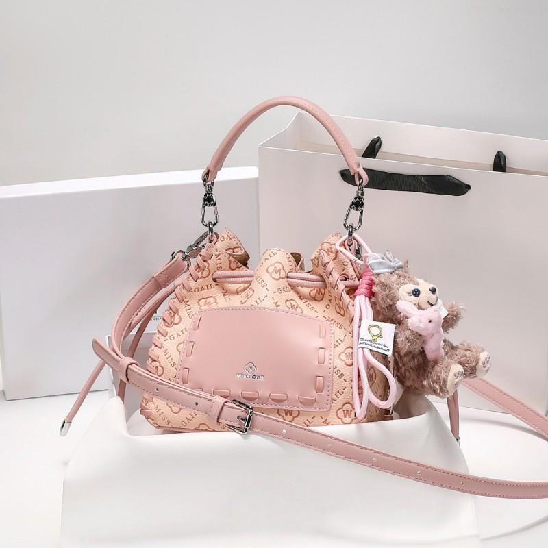 

Small Group Fashionable Simple Large-capacity Portable Bucket Bag High-end Women s One-shoulder Cross-body