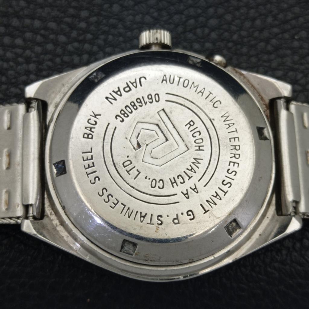 Ricoh R31 AUTOMATIC JAPAN MENS VINTAGE ORIGINAL DIAL WATCH A701961-5 R207-a701961