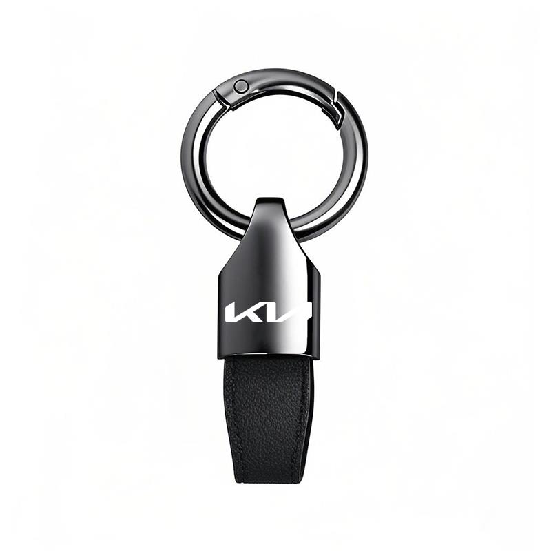 Car Metal Key Chain Pendant Metal Badge Keychain Holder Accessorie For KIA EV6 Stinger RIO Sorento Picanto Ceed Borrego Syros K4 sfylr11