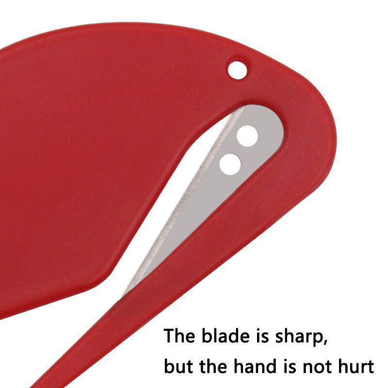 Plastic Mini Letter and Envelope Opener, Paper and Craft Cutter, Rope, Leather, and Wire Blade.