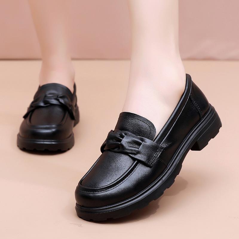 Мягкие лоферы из коровьей кожи первого слоя Ld — фото 5